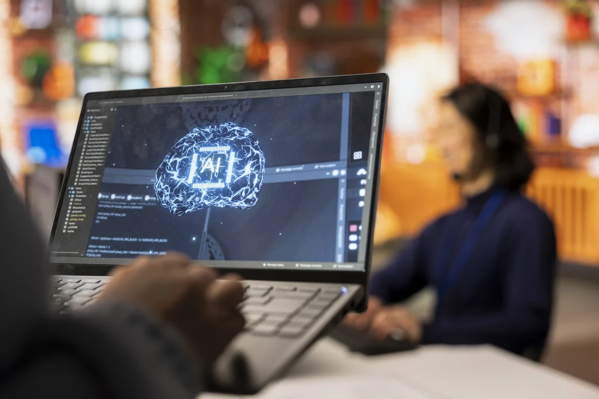 AI helps call centers respond to customers.